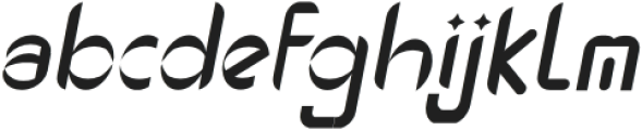 Futuristic Italic otf (400) Font LOWERCASE