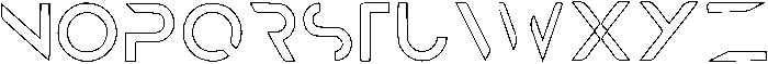 Futuristic Regular otf (400) Font UPPERCASE