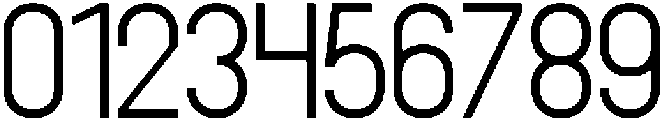 Futuristic Regular otf (400) Font OTHER CHARS