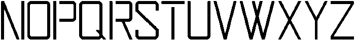Futuristic Regular otf (400) Font UPPERCASE