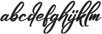 Futuristica Signature Italic otf (400) Font LOWERCASE