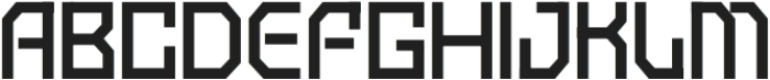 Futurobit Regular otf (400) Font UPPERCASE