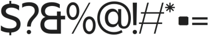 Futuru Medium otf (500) Font OTHER CHARS