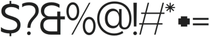 Futuru Regular otf (400) Font OTHER CHARS