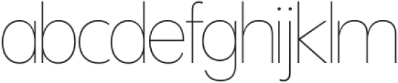 Futuru Thin otf (100) Font LOWERCASE