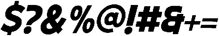 Fuzamic Oblique otf (400) Font OTHER CHARS