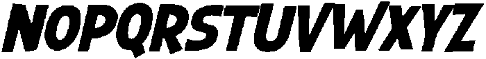 Fuzamic Oblique otf (400) Font LOWERCASE