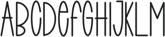 funky child otf (400) Font LOWERCASE