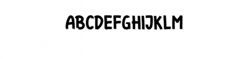 Funbold Font UPPERCASE