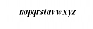 FuranoGyo Bold Italic.ttf Font LOWERCASE