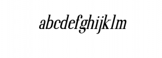 FuranoGyo Italic .ttf Font LOWERCASE