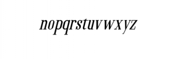 FuranoGyo Italic .ttf Font LOWERCASE