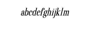 FuranoGyo Jitter Italic.ttf Font LOWERCASE