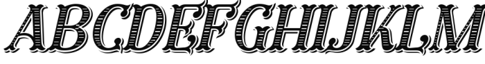 Furius Title Italic Font UPPERCASE