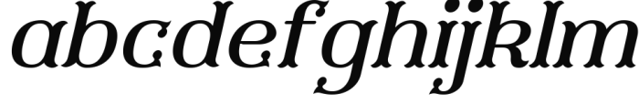 Furius Title Italic Font LOWERCASE