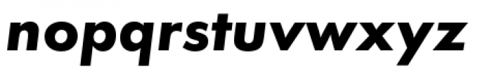 Futura Bold Oblique Font LOWERCASE