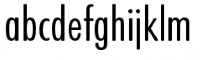 Futura Round Condensed Light Font LOWERCASE