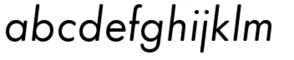 Futura Round Italic Font LOWERCASE