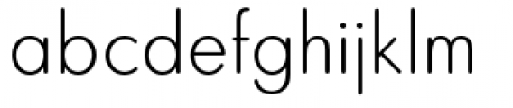 Futura Round Light Font LOWERCASE
