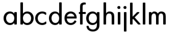 Futura Round Regular Font LOWERCASE