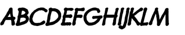 Futuramano Bold Italic Font UPPERCASE