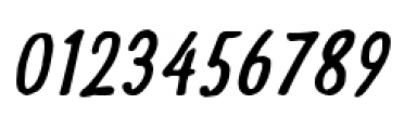 Futuramano Condensed Plain Italic Font OTHER CHARS