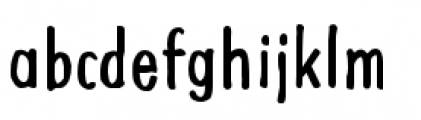 Futuramano Condensed Plain Font LOWERCASE