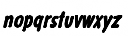 Futuramano Condensed Xe Bold Italic Font LOWERCASE