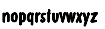 Futuramano Condensed Xe Bold Font LOWERCASE