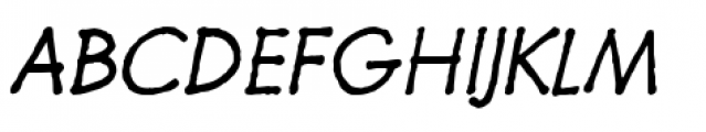Futuramano Light Italic Font UPPERCASE