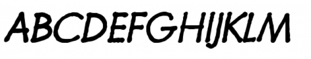 Futuramano Plain Italic Font UPPERCASE