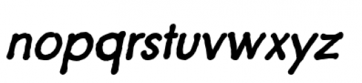 Futuramano Plain Italic Font LOWERCASE