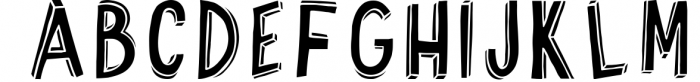 Funlet Typeface Font UPPERCASE
