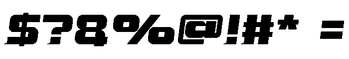 FULL-GASS Font OTHER CHARS