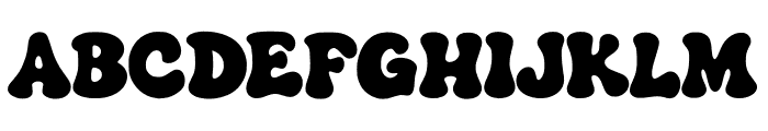 FUNGKY GRUNGE Font UPPERCASE