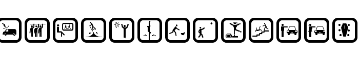 FUNNY ICON Font UPPERCASE