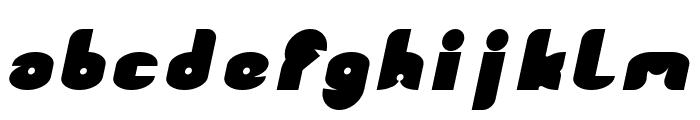 FUNNY SPORT Bold Italic Font LOWERCASE