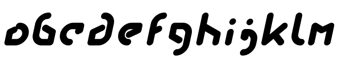 FUTURE Bold Italic Font LOWERCASE