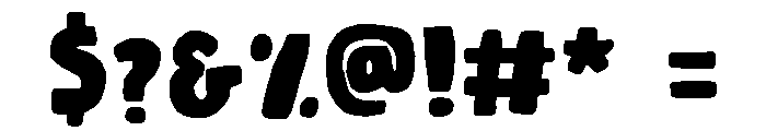 FUZION Font OTHER CHARS