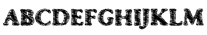 Fubbick Sketch Font UPPERCASE