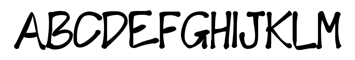 Fudgie Font UPPERCASE