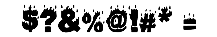 Fuego Fatuo Font OTHER CHARS