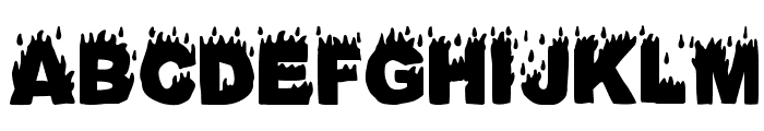 Fuego Fatuo Font UPPERCASE