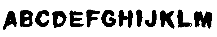 FuglyStick Font UPPERCASE