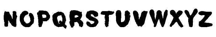 FuglyStick Font UPPERCASE