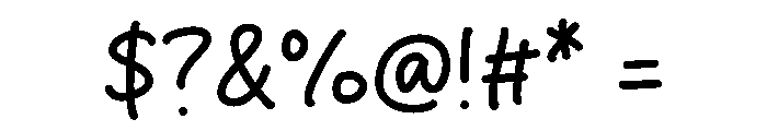 Fuji Apple Font OTHER CHARS