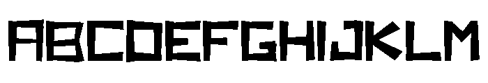 Fuji Fantastic Bold Font UPPERCASE