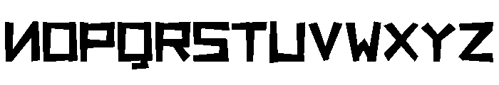 Fuji Fantastic Bold Font UPPERCASE