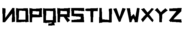 Fuji Fantastic Bold Font LOWERCASE