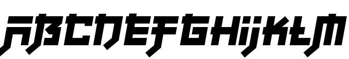 Fuji Quake Zone Font UPPERCASE